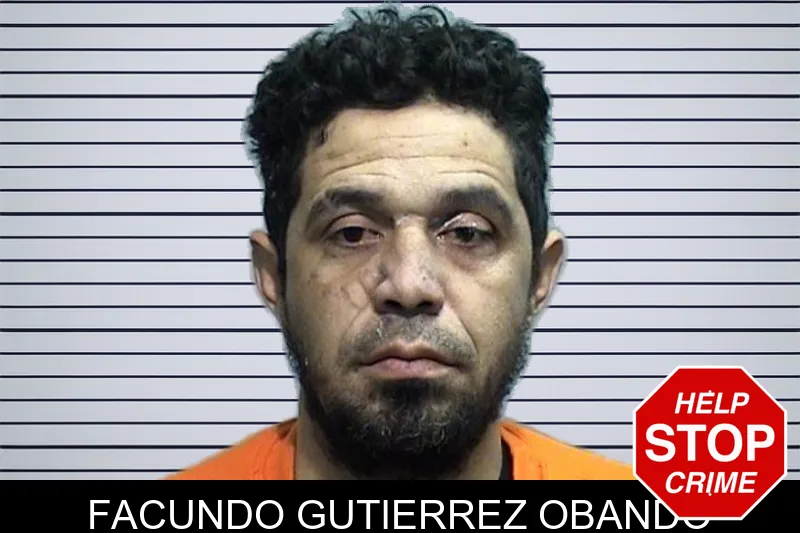Facundo Gutierrez Obando Mugshots