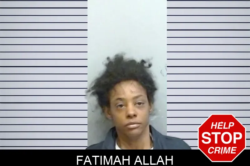 Fatimah Allah mugshot
