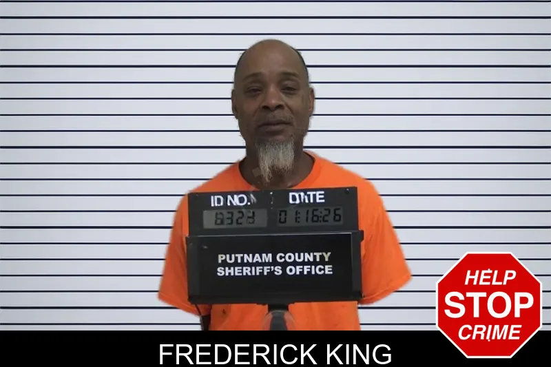 Frederick King mugshot