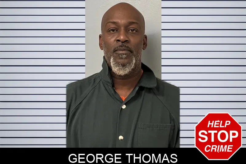 George Thomas mugshot