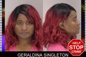 Geraldina Singleton mugshot