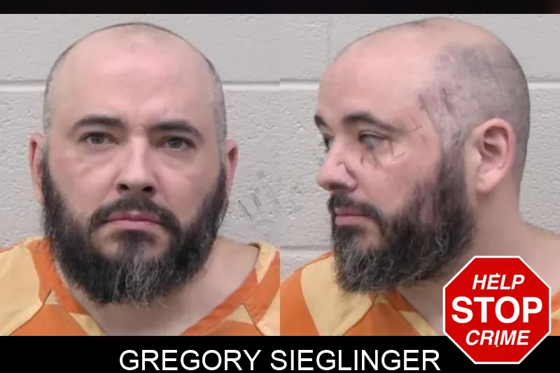 Gregory Sieglinger Mugshots