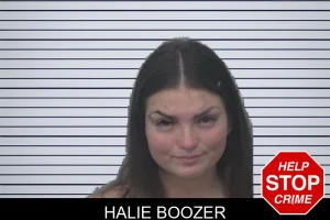 Halie Boozer mugshot