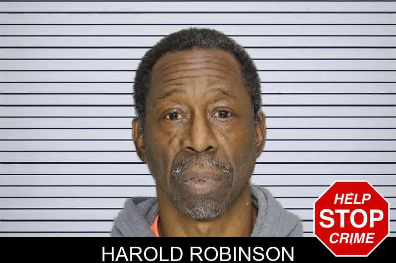 Harold Robinson mugshot