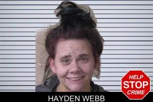Hayden Webb mugshot