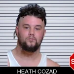 Heath Cozad mugshot