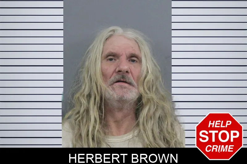 Herbert Brown mugshot