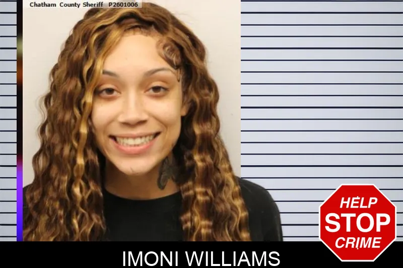 Imoni Williams mugshot – Chatham County , Georgia Imoni Williams mugshot