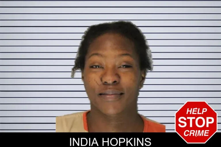 India Hopkins mugshot – Hall County , Georgia India Hopkins