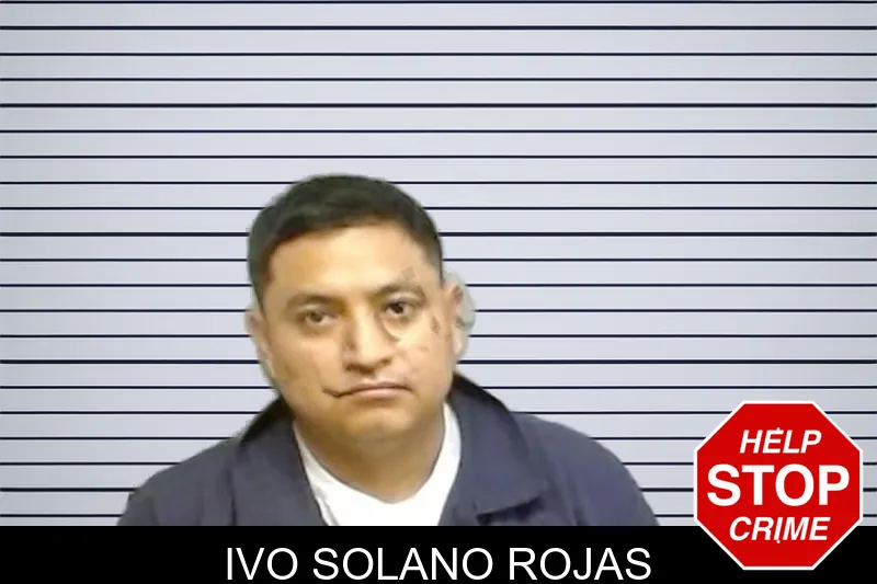Ivo Solano Rojas mugshot