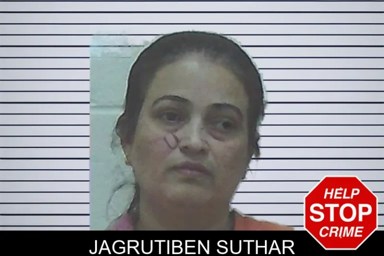 Jagrutiben Suthar mugshot – Worth County , Georgia Jagrutiben Suthar