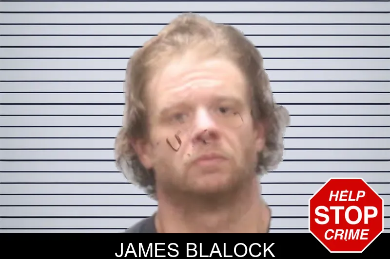 James Blalock mugshot