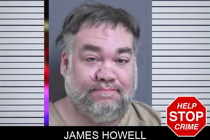 James Howell mugshot