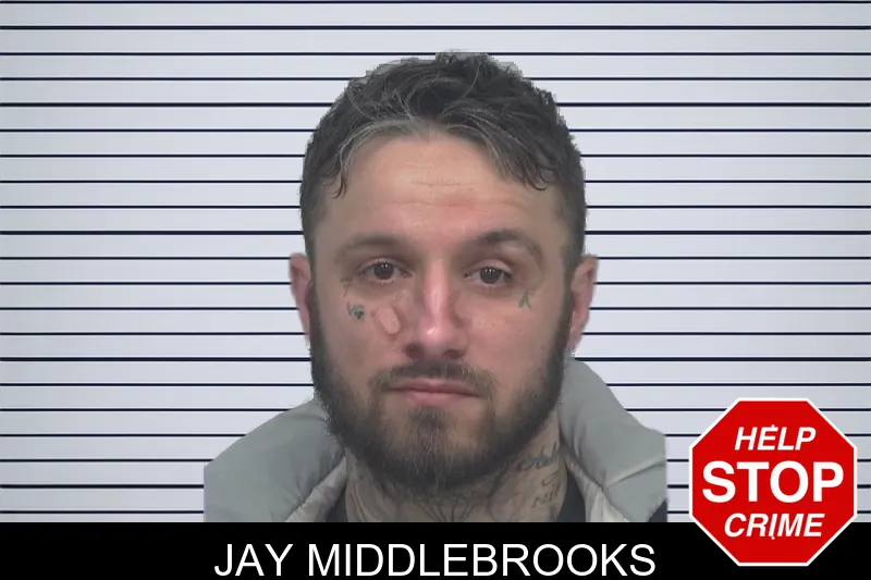 Jay Middlebrooks mugshot