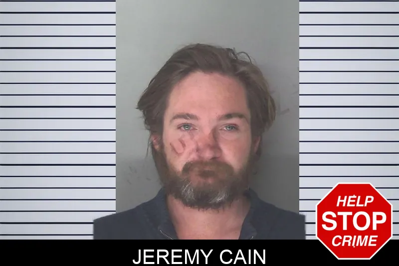 Jeremy Cain mugshot
