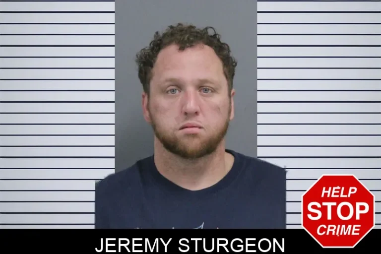 Jeremy Sturgeon mugshot โ Catoosa County , Georgia Jeremy Sturgeon