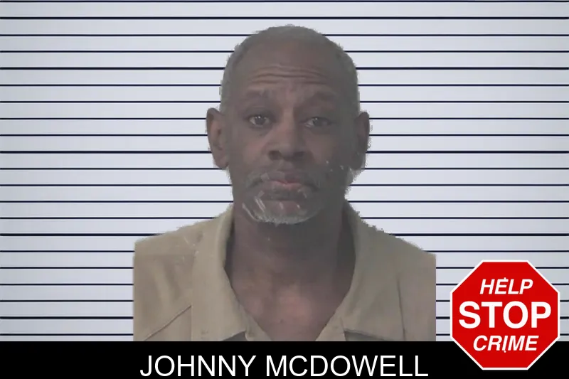 Johnny McDowell mugshot