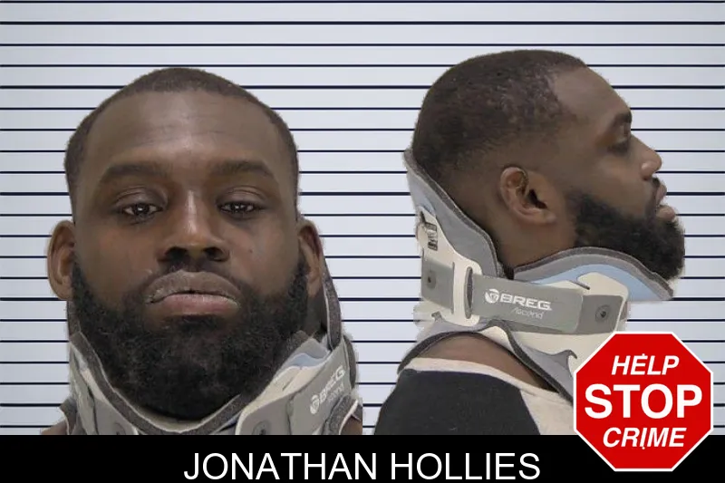 Jonathan Hollies mugshot