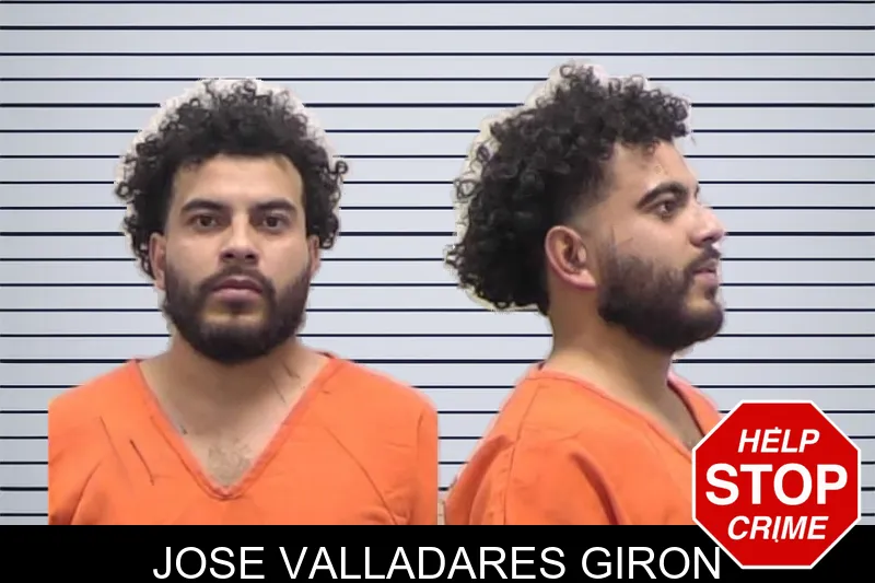 Jose Valladares Giron Mugshots