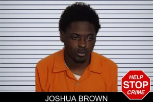 Joshua Brown mugshot