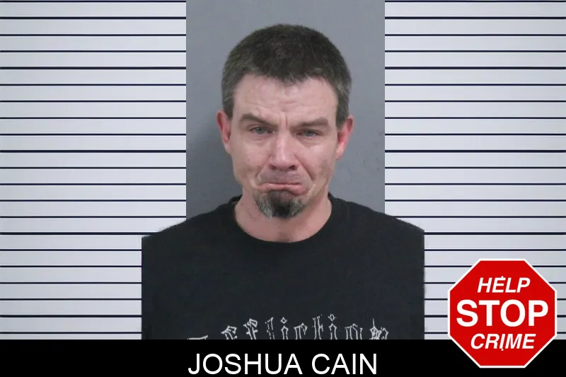 Joshua Cain mugshot