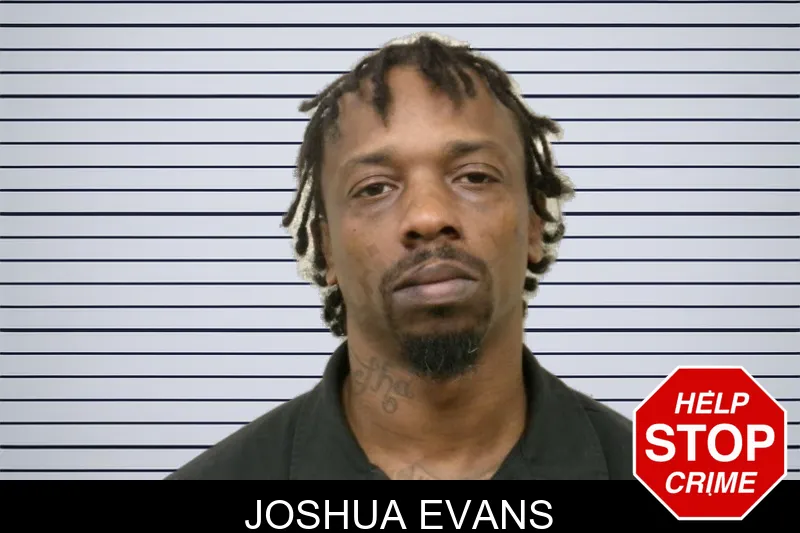 Joshua Evans Mugshots