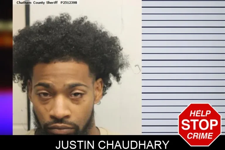 Justin Chaudhary mugshot – Chatham County , Georgia Justin Chaudhary