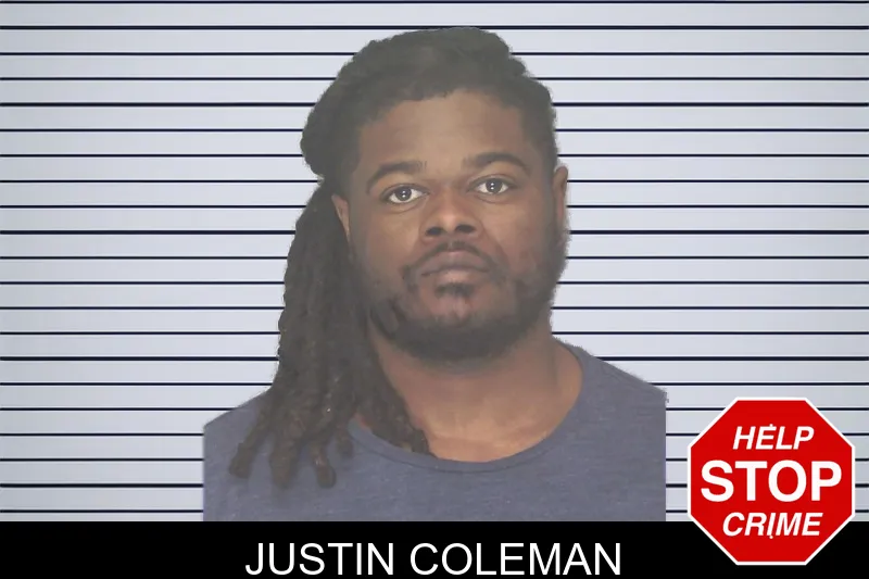 Justin Coleman mugshot