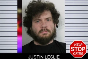 Justin Leslie mugshot