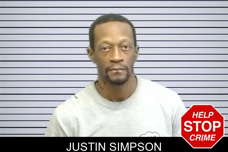 Justin Simpson mugshot