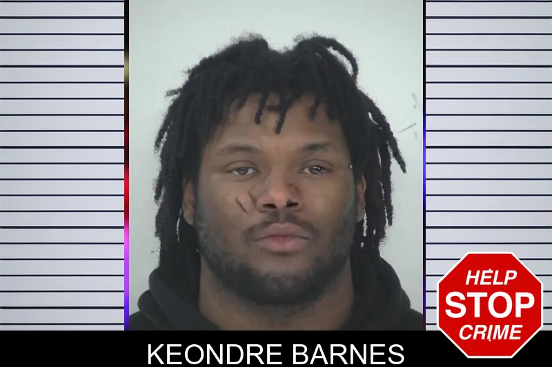 Keondre Barnes Mugshots