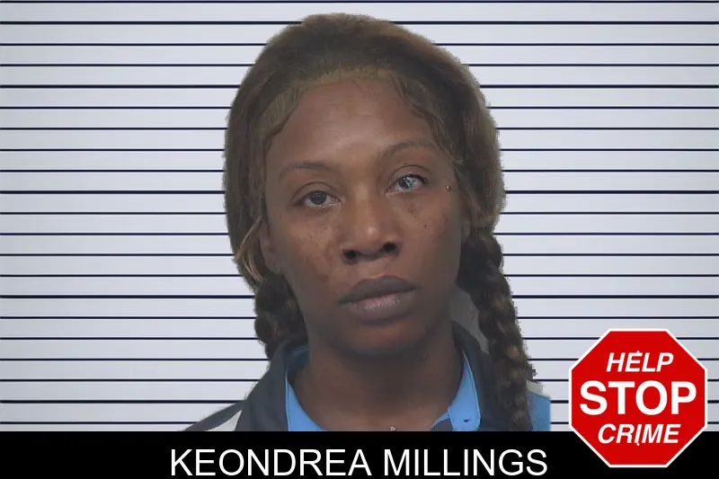 Keondrea Millings mugshot