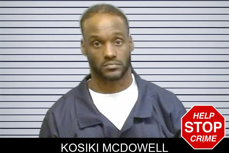 Kosiki McDowell mugshot