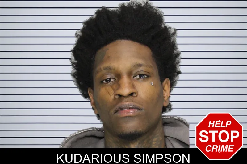 Kudarious Simpson mugshot – Cobb County , Georgia Kudarious Simpson mugshot