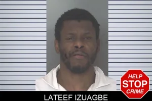 Lateef Izuagbe mugshot