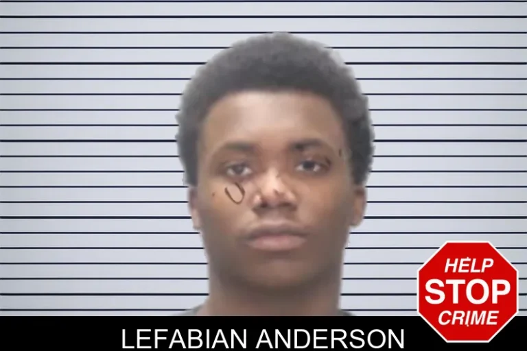 Lefabian Anderson mugshot – Muscogee County , Georgia Lefabian Anderson