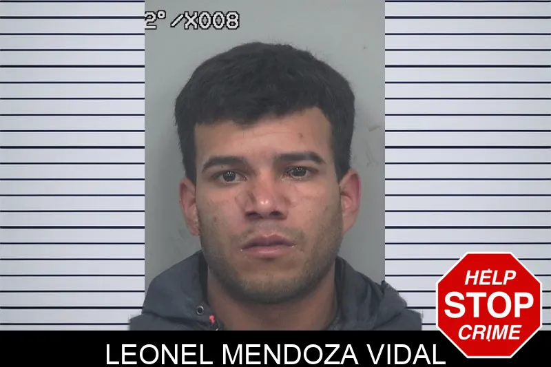 Leonel Mendoza Vidal mugshot
