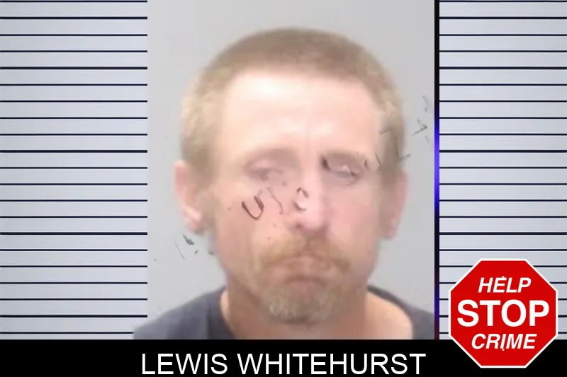 Lewis Whitehurst mugshot