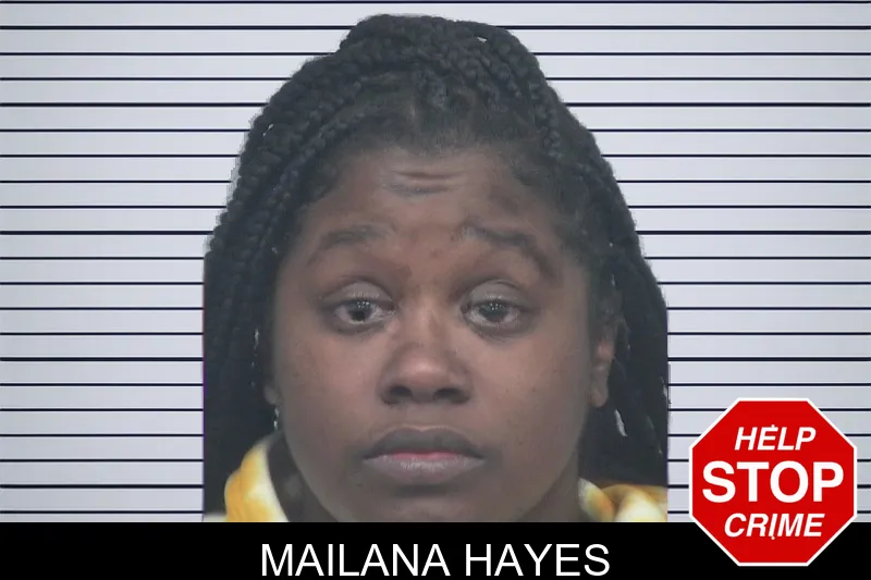 Mailana Hayes mugshot