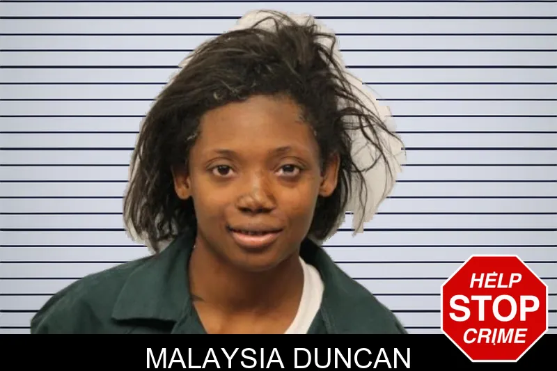 Malaysia Duncan mugshot