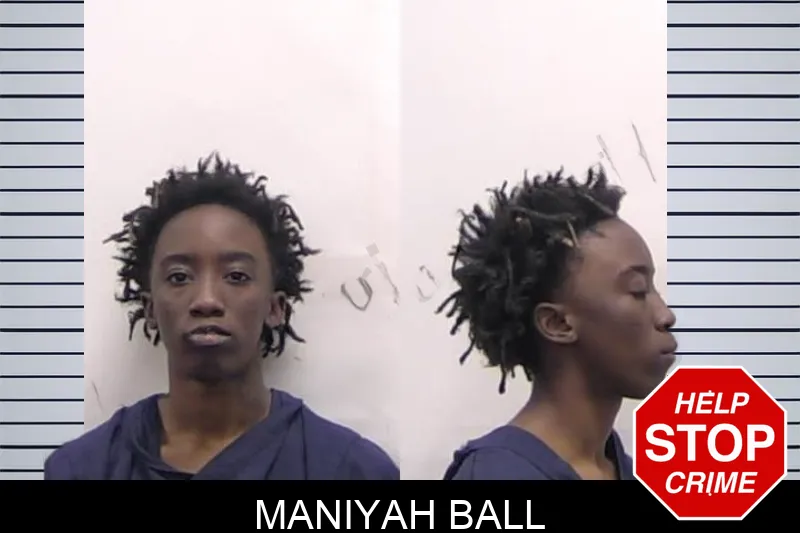 Maniyah Ball Mugshots
