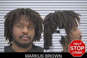 Markus Brown mugshot