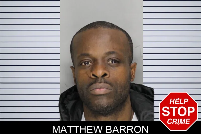 Matthew Barron Mugshots