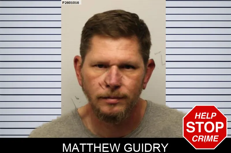 Matthew Guidry mugshot