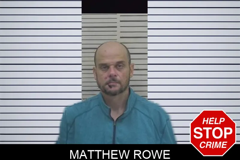 Matthew Rowe mugshot