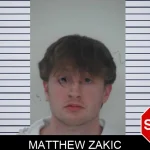 Matthew Zakic Mugshots