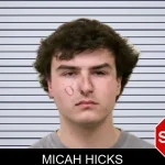 Micah Hicks mugshot