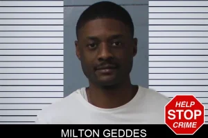 Milton Geddes mugshot