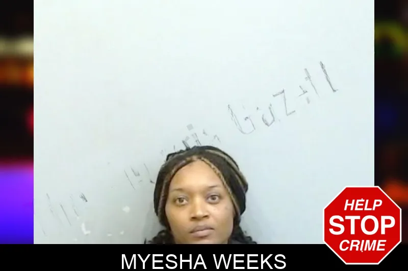 Myesha Weeks mugshot
