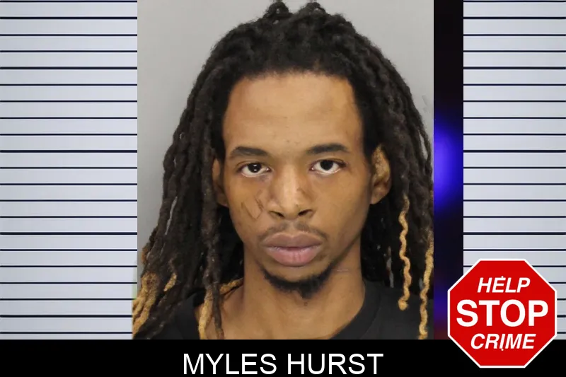 Myles Hurst mugshot